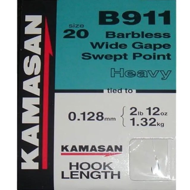 Kamasan Hooks To Nylon B520 Whisker Barbed - £2.75