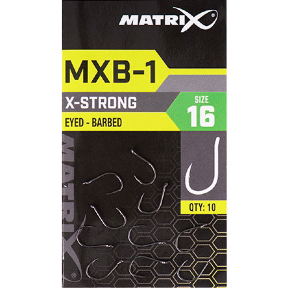 Matrix MXB-1 Extra Strong Eyed Barbed Big Fish Hooks